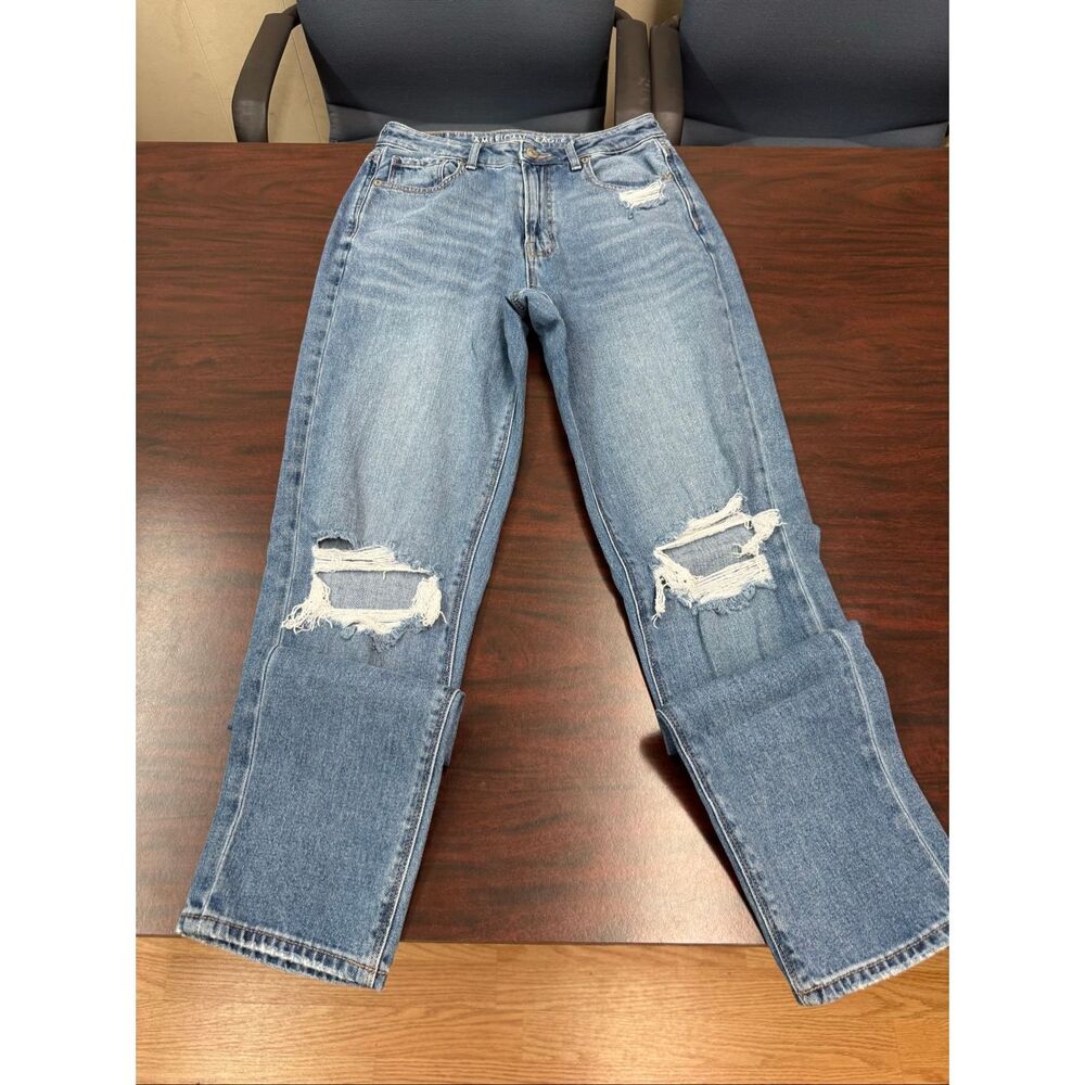 Light Blue Distressed Women's Jeans